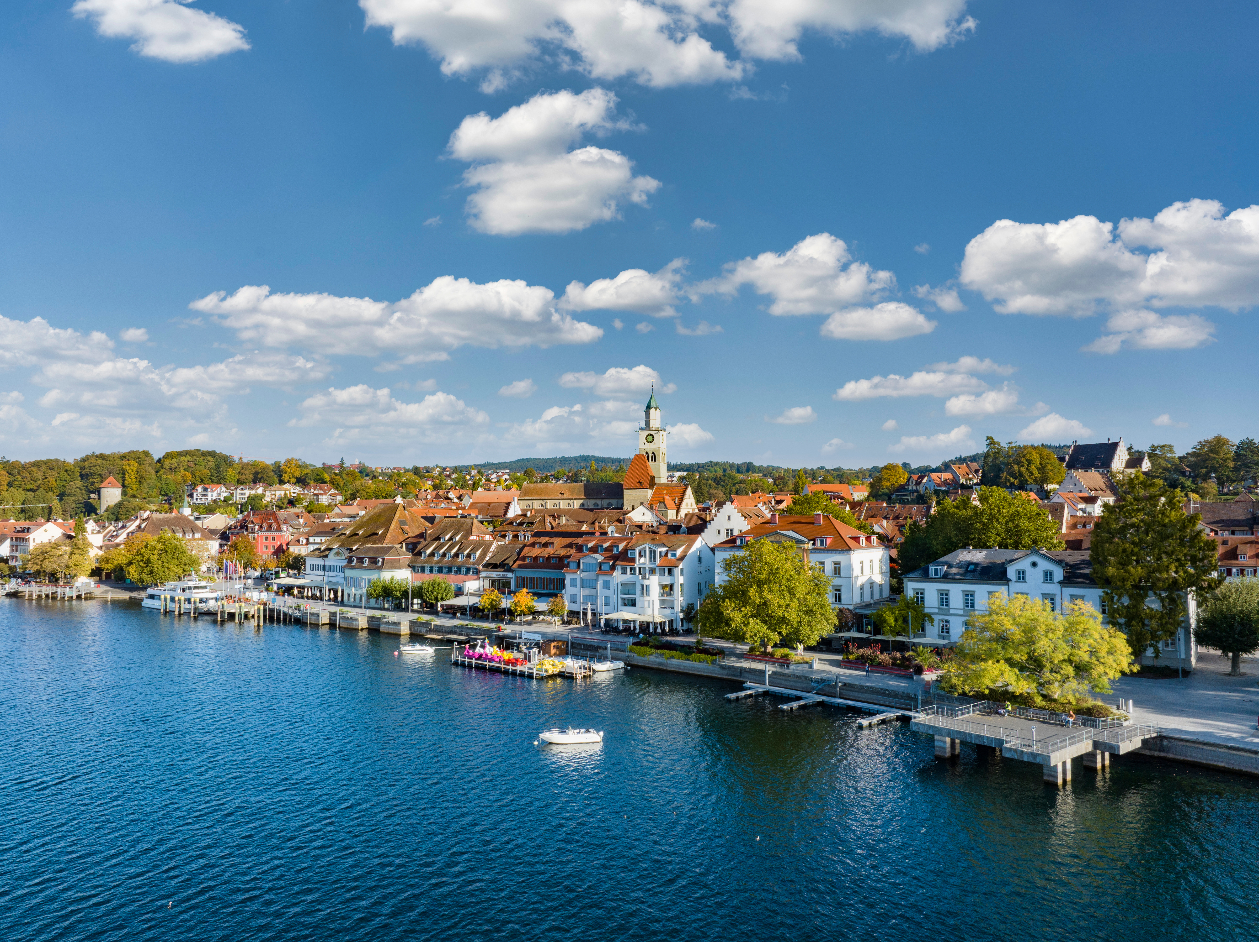 Luftbild von Überlingen am Bodensee
